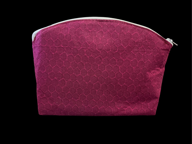 zippered bag - rounded top